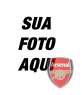 Fotomontagem do crachá Arsenal em sua foto.