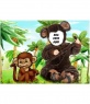 Monkey fantasia para crianças.