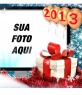 Cartão de Natal para 2013 para colocar sua foto favorita, acompanhada por um