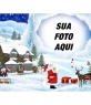 Cartão de Natal com desenho de Natal cenário de fundo