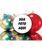 Assembléia de Natal para colocar sua foto em uma bola de Natal, muito engraçado