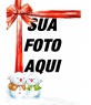 Fotomontagem em que a sua fotografia aparece com uma bela fita vermelha juntamente