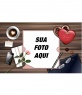 Postal amor carta para colocar sua foto