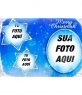 Quadro para três fotos inseridas na Lua e duas em forma de estrela com