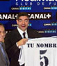 Fotomontagem de Zinedine Yazid Zidane, o dia da sua transferência para o Real Madrid