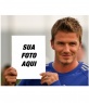 Fotomontagem para ir na capa do livro de David Beckham, mostrando-se na foto