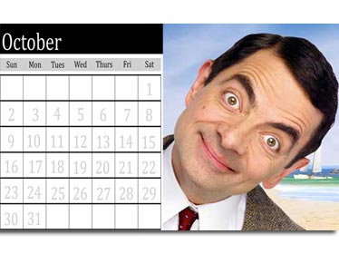 Template para criar o seu mês grátis personalizável de outubro de 2011. Carregar uma foto, você pode editar facilmente a partir desta página para fazer a sua folha de próprio calendário fotográfico em