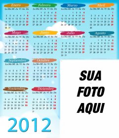 Calendário 2012 das crianças 810