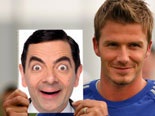 Fotomontagem para ir na capa do livro de David Beckham, que se mostra na foto plantel. 15