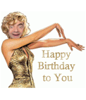 Feliz aniversário cartão de aniversário Marilyn Monroe