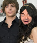 Fotomontagem de Vanessa Hudgens, Zac Efron com High School Musical