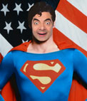 Fotomontagem para colocar um rosto ao Superman, o Homem de Aço, com sua roupa de