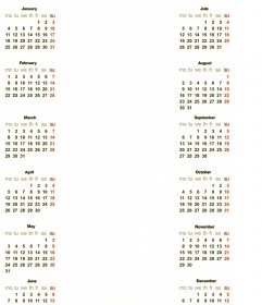 Calendário 2010, que incluem uma fotografia de sua escolha (em Inglês)