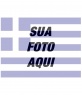 Colagem de modelo para pintar o rosto ou a imagem de transparência com a bandeira