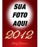 Coloque sua foto nesta montagem com 2012 brilhantes e felicitando os feriados