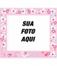 Marco de foto com coraçãoes