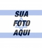 Colagem de modelo para pintar o rosto ou a imagem de transparência com a bandeira