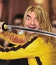 Fotomontagem em que para dar um rosto a Uma Thurman em Kill Bill
