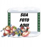 Marco enfeites de Natal com as crianças patinando