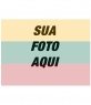 Colagem de modelo para pintar o rosto ou a imagem de transparência com a bandeira
