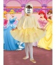 Efeitos de fotos disfarce de princesa pequena para criança