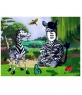 Efeito para fotos para colocar foto em traje de zebra para as crianças.