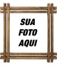 Moldura com bordas de madeira, para personalizar sua foto