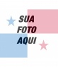 Colagem de modelo para pintar o rosto ou a imagem de transparência com a bandeira