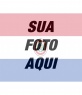 Colagem de modelo para pintar o rosto ou a imagem de transparência com a bandeira