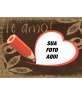 Postal com o texto desenhado com lápis eu te amo