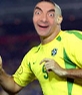 Ronaldo comemorando um objetivo com a seleção do