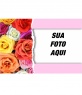 Postal rosas coloridas. Especial Dia dos