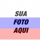Colagem de modelo para pintar o rosto ou a imagem de transparência com a bandeira