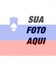 Colagem de modelo para pintar o rosto ou a imagem de transparência com a bandeira