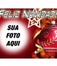 Cartão de natal para colocar sua foto de fundo com um texto de feliz natal e fundo