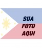 Fotomontagem para pintar o rosto ou imagem com a bandeira do Brasil, basta carregar