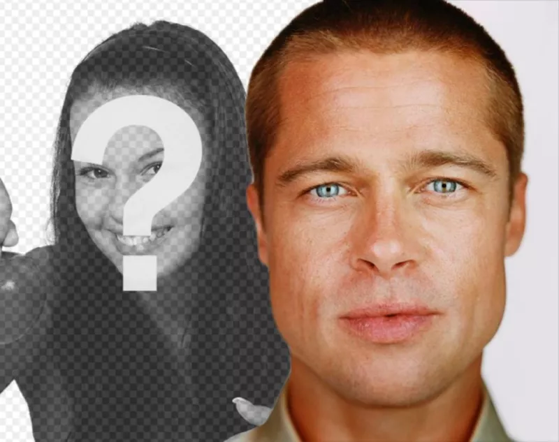 Fotomontagem para suas fotos com Brad Pitt ..