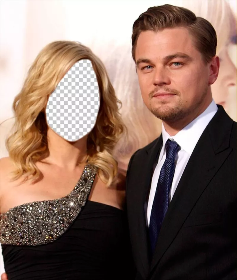 Fotomontagem para posar com Leonardo DiCaprio com seu rosto ..