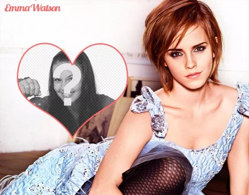 Fotomontagem com Emma Watson ..