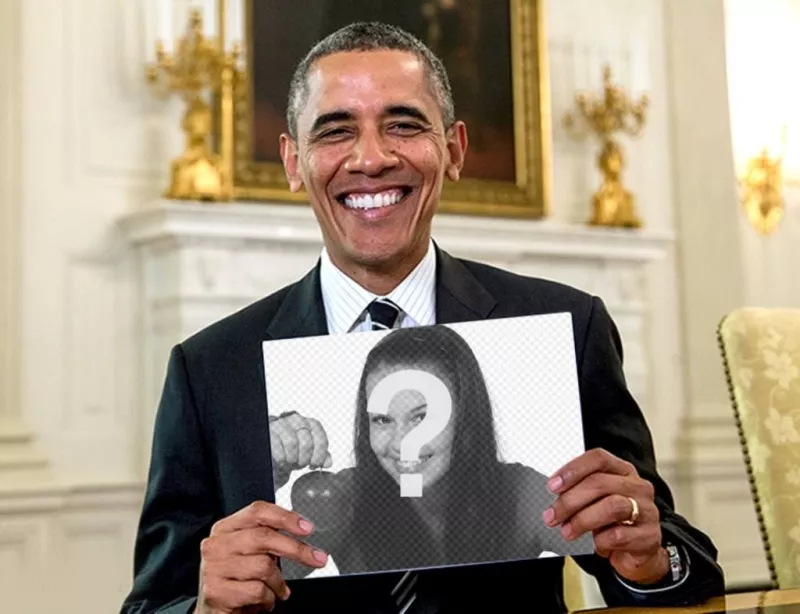 Fotomontagem para colocar sua foto no cartaz realizado por Obama ..