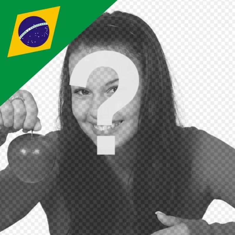 Adicionar em suas fotos a bandeira brasileira no efeito ..