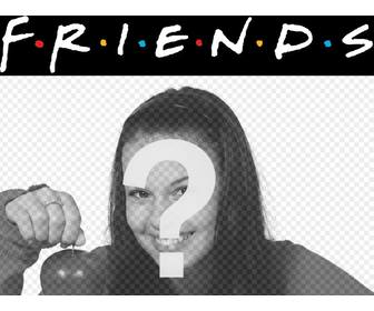 colocar o logotipo amigos televisão famosa serie em sua foto perfeito fotos amigos
