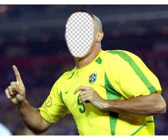 transforme-se em ronaldo o jogador futebol brasileiro com esse efeito
