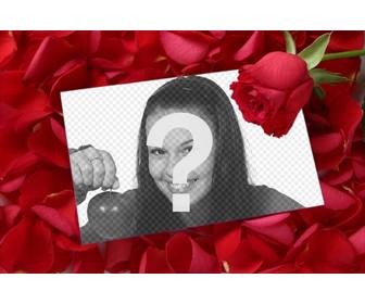 coloque uma imagem em uma carta amor com uma rosa fundo rosa petala complementar o presente do valentim um cartão voce pode imprimir ou enviar e-mail amar um detalhe memoria durar distancia