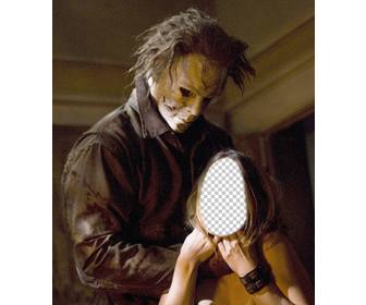 fotomontagem michael myers do filme halloween colocar seu rosto