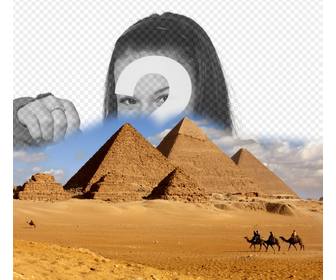 efeitos colocar sua foto nas piramides do egito