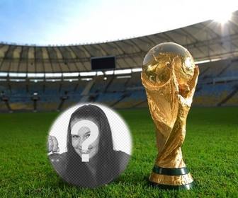 fotomontagem com copa do mundo colocar uma foto em uma forma bola