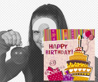 etiqueta felicitar um aniversario com imagem um bolo em uma festa voce pode incorporar em suas fotos com texto feliz aniversario um bolo com uma vela aniversario e ornamentos desenhados