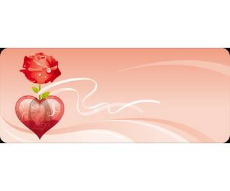 cartão do valentim com rosas e coracão colocar sua foto um coracão rosa