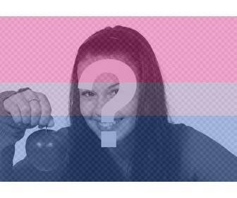 filtro bandeira bisexual adicionar em suas fotos fotomontagem